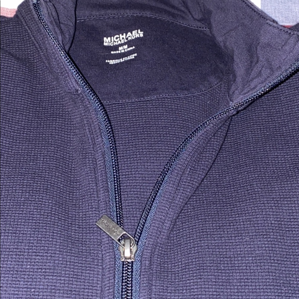 Michael Kors Navy blue quarter zip